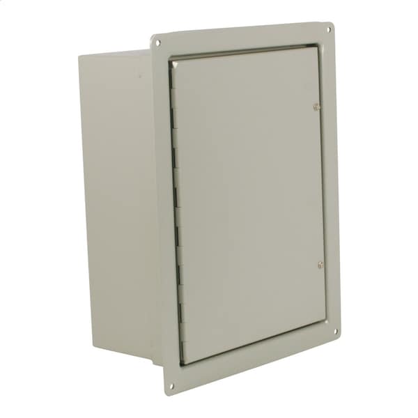 Captive Screws Electrical Enclosures, 16 in H, 6 in D, 12 in W, 12, Carbon Steel